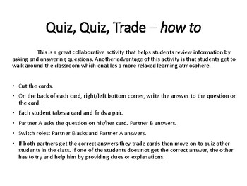 Preview of Order of Operations (PEMDAS) - Quiz, Quiz, Trade