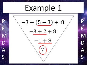 Preview of Order of Operations PPT