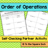 Order of Operations Partner Activity