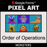 Order of Operations - Pixel Art Math | Google Forms