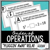 Order of Operations | Pluggin' Away Relay