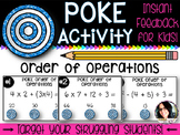Order of Operations Poke Activity - Perfect for Math Rotations
