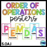 Order of Operations Posters PEMDAS