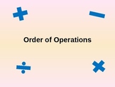 Order of operations PowerPoint