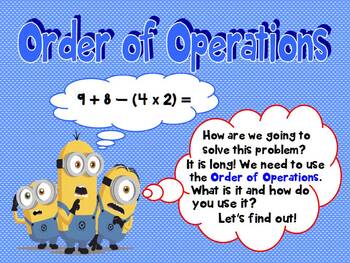 Preview of Order of Operations PowerPoint Grades 3 - 6 Common Core