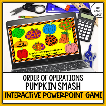 Preview of Free Order of Operations: Pumpkin Smash (Halloween PowerPoint Game)