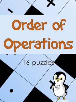 Preview of Order of Operations Puzzle Box