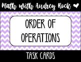 Order of Operations Riddle 7th Grade Math Task Cards