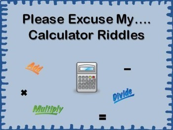 Preview of Order of Operations Riddles 