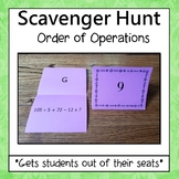 Order of Operations  Scavenger Hunt