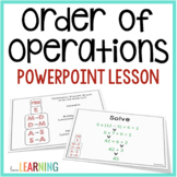 Order of Operations Slides Lesson - Evaluating Expressions
