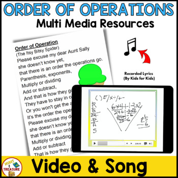 Preview of Order of Operations Song and Video