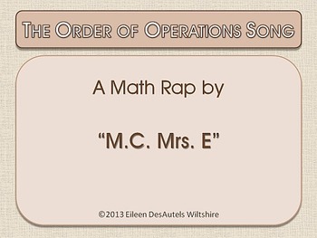 Preview of Order of Operations Song (with bonus PEMDAS verse)