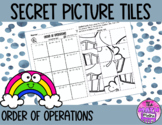 Order of Operations St. Patrick's Day Themed Secret Picture Tiles