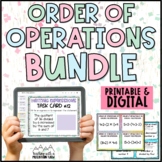 Order of Operations Task Card Bundle