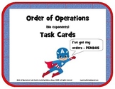 Order of Operations Task Cards