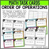 Order of Operations Task Cards