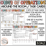 Order of Operations Task Cards / Around the Room (5.OA.2)