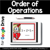 Order of Operations Task Cards in Google Forms - Digital