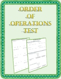 Order of Operations Test