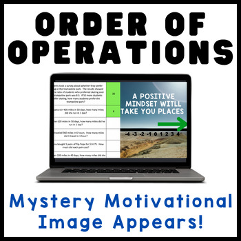 Preview of Order of Operations | Test Prep | Math Mystery Picture Digital Activity