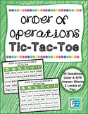 Order of Operations Activity