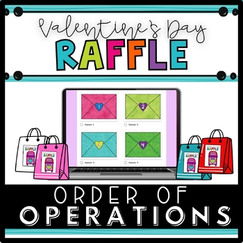 Preview of Order of Operations - Valentine's Day Math Digital Resource