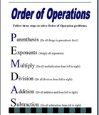 Order of Operations Visual