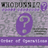 Order of Operations Whodunnit Activity - Printable & Digit
