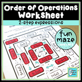Order of Operations Worksheet - Level 1 