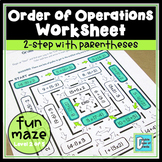 Order of Operations Worksheet - Level 2 