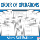 Order of Operations Practice Worksheets