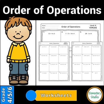 Preview of Order of Operations Worksheets