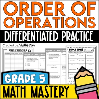 Preview of Order of Operations Worksheets PEMDAS Practice and Review