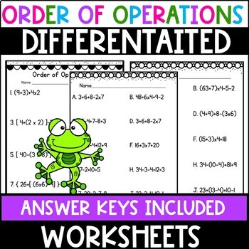 Order of Operations, Braces and Brackets