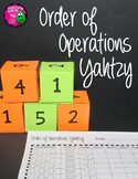Order of Operations Yahtzy Dice Game Grades 4 - 5