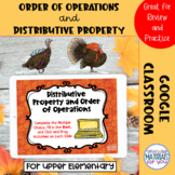 Order of Operations and Distributive Property | Google™ Cl