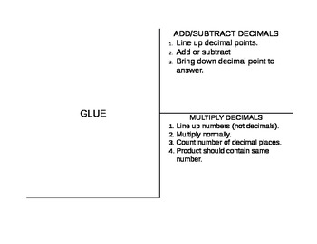 Preview of Add, Subtract, Multiply Decimals