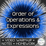 Order of Operations and Expressions Lesson | Warm-Up | Gui