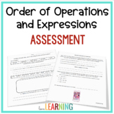 Order of Operations and Expressions Test