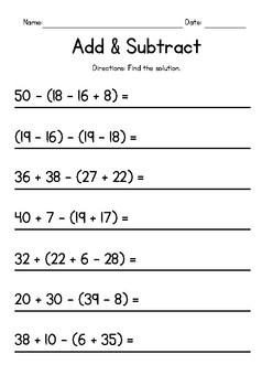 Preview of Order of Operations (four numbers) FREEBIE