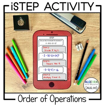 Preview of Order of Operations Activity - iStep