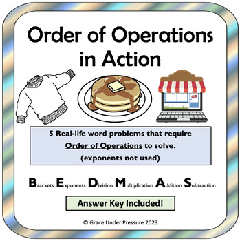 Preview of Order of Operations in Action: Real-life Scenarios that use BEDMAS