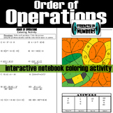 Order of Operations w/ Integers St. Patrick's Day Coloring