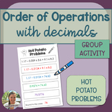 Order of Operations with Decimals Review Activity