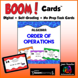 Order of Operations with Digital  BOOM Cards  