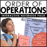 Order of Operations with Exponents Interactive Notebook Se