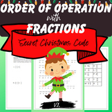 Order of Operations with Fractions - Crack the Christmas Code