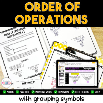 Preview of Order of Operations Resource Bundle - Digital & Printable