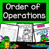 Order of Operations Coloring Book Math